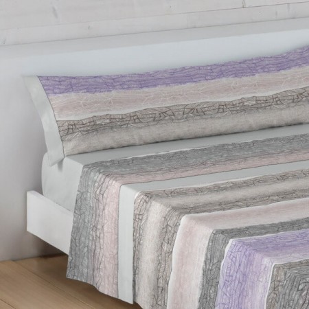 Juego de Sábanas Arnae Gris Cama 180 - fundas para