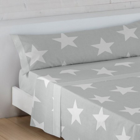 Juego de Sábanas Estrellas Austral Gris - almohada para cama