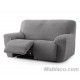 Funda de Sofa Relax Bielástica Roc Gris Oscuro