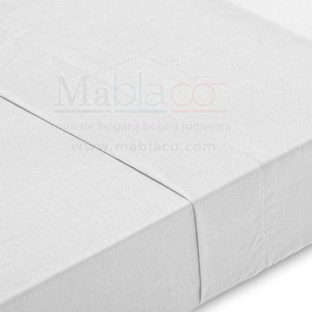 Sábana Encimera Blanco 100% algodón