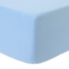 Sábanas Bajeras Franela de Algodón Ajustables Azul