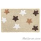 Alfombra de Baño 100% Algodón Estrellas Star Beige