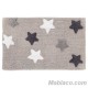 Alfombra de Baño 100% Algodón Estrellas Star Perla