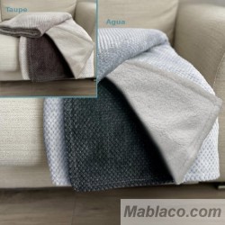 Manta Plaid Degrade reverso Borreguillo Sherpa