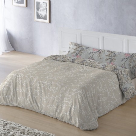 Juego Funda Nórdica Reversible Alana Arena - fundas de almohada