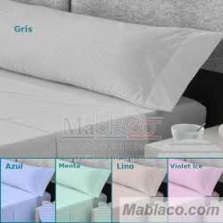 Juego de Sábanas Microlina Jacquard Lisa