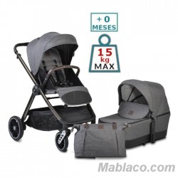 Carrito de bebé Macan 2 en 1 gris