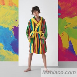 Albornoz Juvenil Terciopelo Algodón Caribe Ajuar