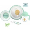 Set Vajilla Infantil Savana 5pc +6m Interbaby
