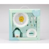 Set Vajilla Infantil Savana 5pc +6m Interbaby caja