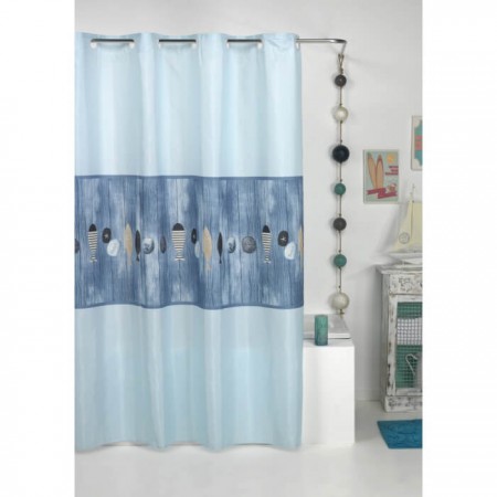 Cortina de Baño Blue Ocean
