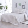 Colcha Jacquard Reversible Lenzo Beige