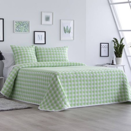 Colcha Jacquard Reversible Lenzo Verde