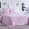 Colcha Jacquard Reversible Lenzo Rosa