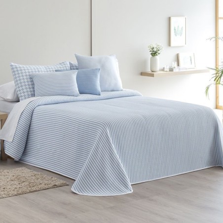 Colcha Jacquard Reversible Pana Celeste