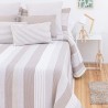 Colcha Jacquard Reversible Belford Camel
