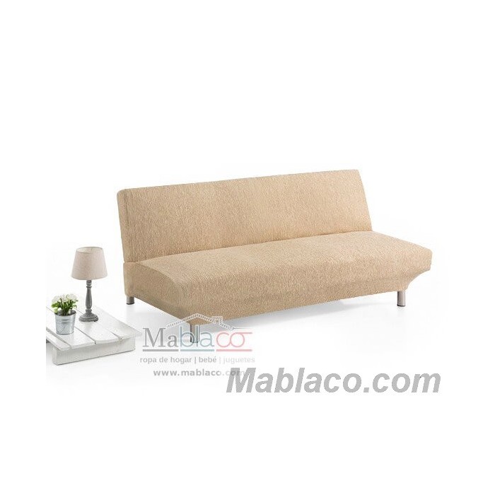 Funda de sofá cama clic clac (160-220) marfil MILAN ELÁSTICA