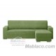 Chaise Longue Elástica Teide Brazo Corto Derecho Verde