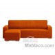 Chaise Longue Elástica Teide Brazo Corto Izquierdo Naranja