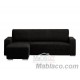 Chaise Longue Elástica Teide Brazo Corto Izquierdo Negro