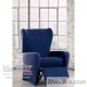 Funda de Sillón Relax Lycra Bielástica Bronx Azul Marino