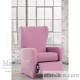 Funda de Sillón Relax Lycra Bielástica Bronx Rosa