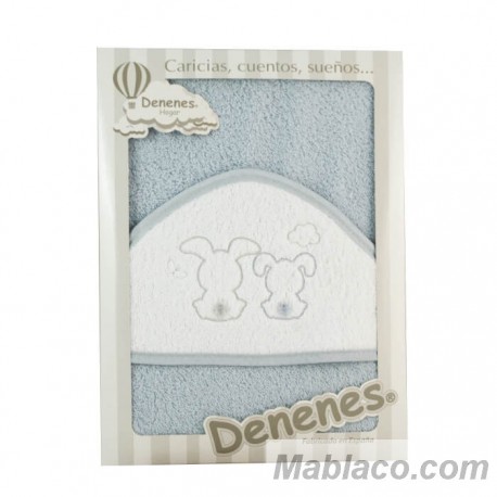 Capa de Baño Conejos Gris