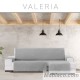 Cubre Chaise Longue Valeria Derecha Gris