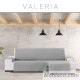 Cubre Chaise Longue Valeria Derecha Gris