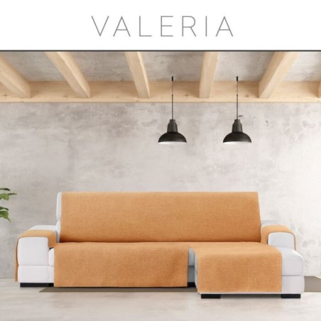 Cubre Chaise Longue Valeria Derecha Mostaza