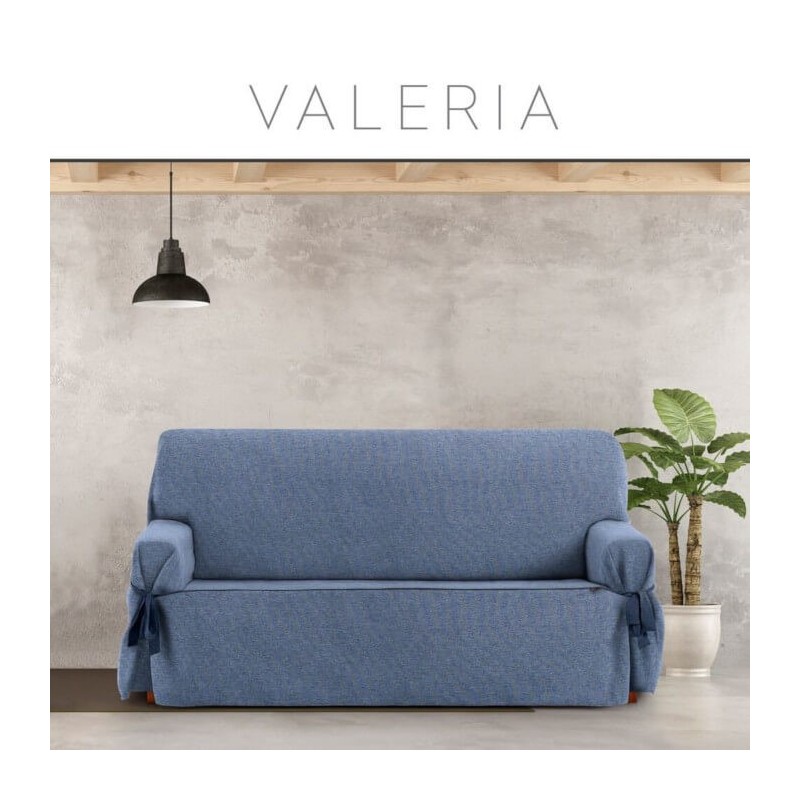 Funda Sofá Lazos Valeria Azul
