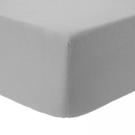 Sábanas Bajeras Franela de Algodón Ajustables Gris