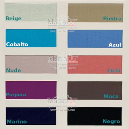 Sábanas Encimeras lisas