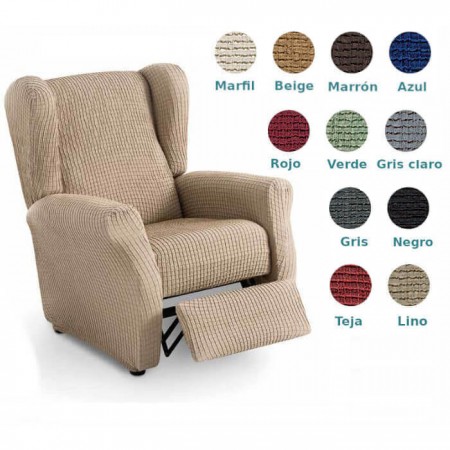 Funda de Sillón Relax Bielástica Canadá Belmarti - fundas para sofás