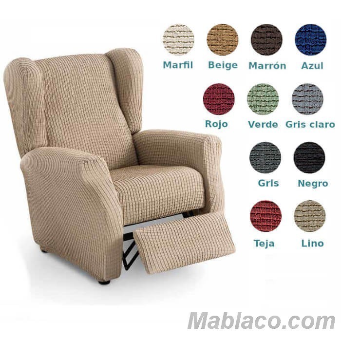 Funda de Sillon Relax. Milan. Marfil Sillon Relax