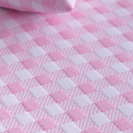 Detalle dibujo Colcha modelo Lenzo Rosa