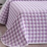 Detalle Colcha Barcelo Jacquard Reversible Lenzo Lila