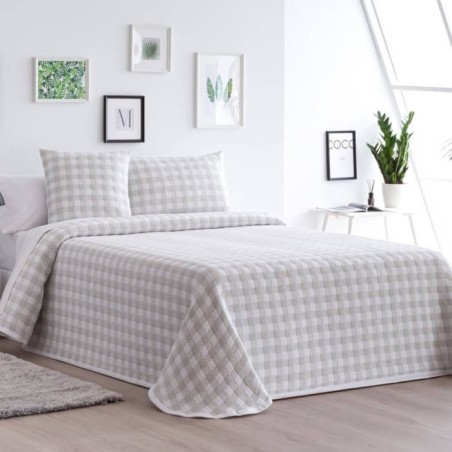 Colcha Jacquard Reversible Lenzo Perla Barceló