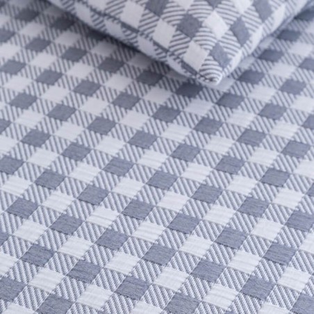 Colcha Jacquard Reversible Lenzo Marino Barcelo