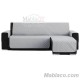 Cubre Chaise Longue Couch Cover Gris Claro