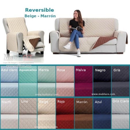 Cubre Sofá Acolchado Reversible Couch Cover Belmartí 