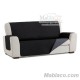 Cubre Sofá Acolchado Reversible NEGRO - GRIS couch cover Belmarti
