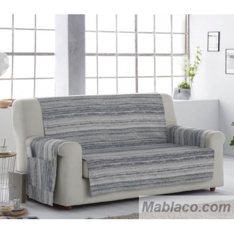 Cubre Sofá Jacquard Jana Gris