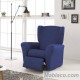 Funda de Sillón Relax Elástica Berta Azul