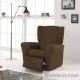 Funda de Sillón Relax Elástica Berta Marrón