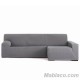 Funda Sofá Chaise Longue Troya Brazo Largo Derecho Gris