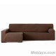 Funda Sofá Chaise Longue Troya Brazo Largo Izquierdo Chocolate