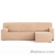 Funda Sofá Chaise Longue Troya Brazo Corto Derecho Beige