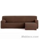 Funda Sofá Chaise Longue Troya Brazo Corto Derecho Chocolate