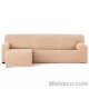 Funda Sofá Chaise Longue Troya Brazo Corto Izquierdo Beige